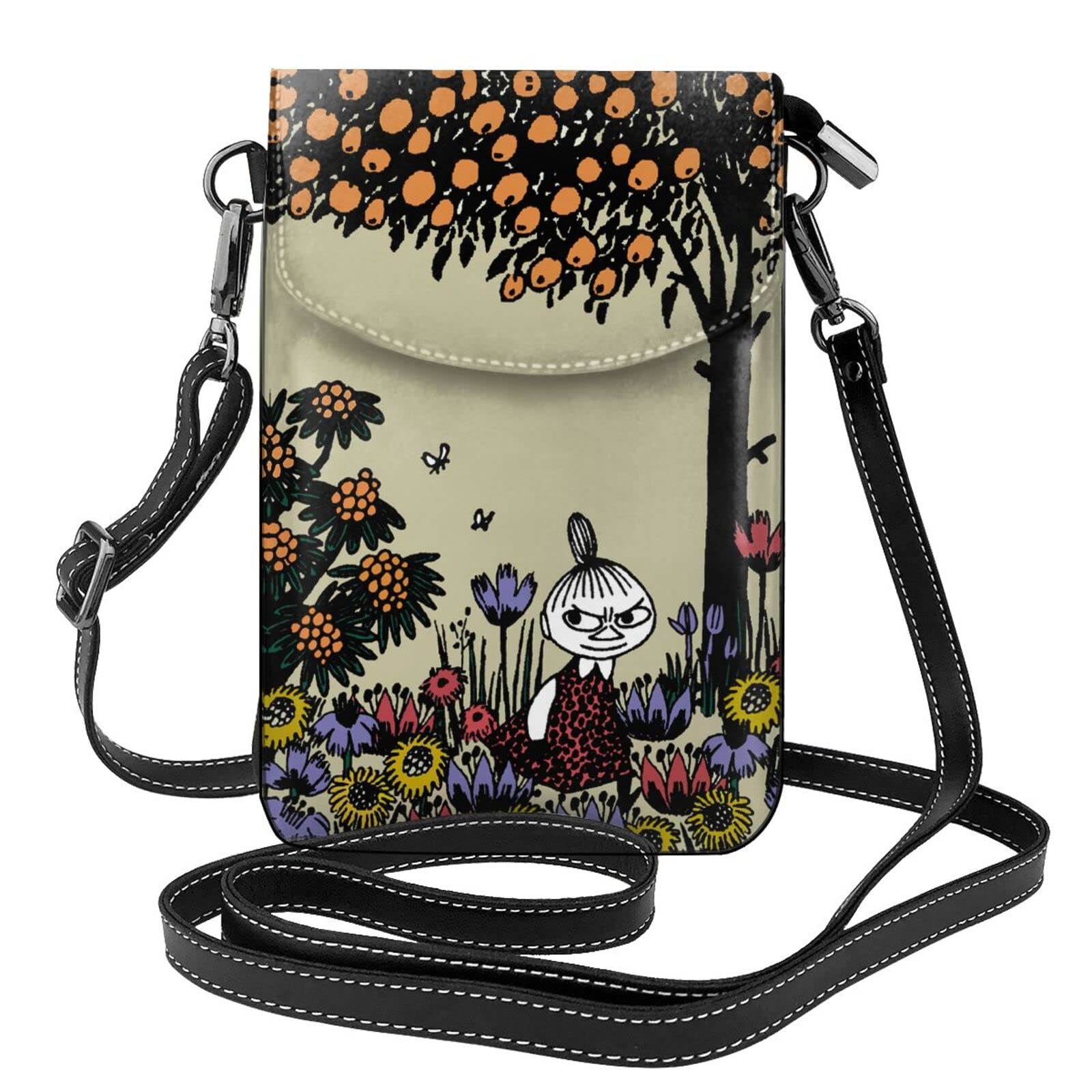 

This genuine leather smartphone pouch is a slim, lightweight shoulder bag for men and women. It can also be used as a wallet, mini pouch, or crossbody