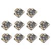 10pcs Gamepad Joystick Drift Repair Board Universal 3D Analog Joystick Drift Fix Mod for Game Controllers Black