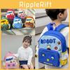 Kindergarten Backpack Casual Doubleshoulder Bag For Kids In Vibrant Colors