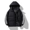 Winter Three-stripe American Cotton Jacket for Men Everyday and Versatile Thickened Cotton Jacket Top