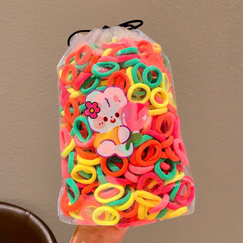 Children's Colorful High-Elastic Hair Tie - No Damage Rubber Band for Babies and Girls