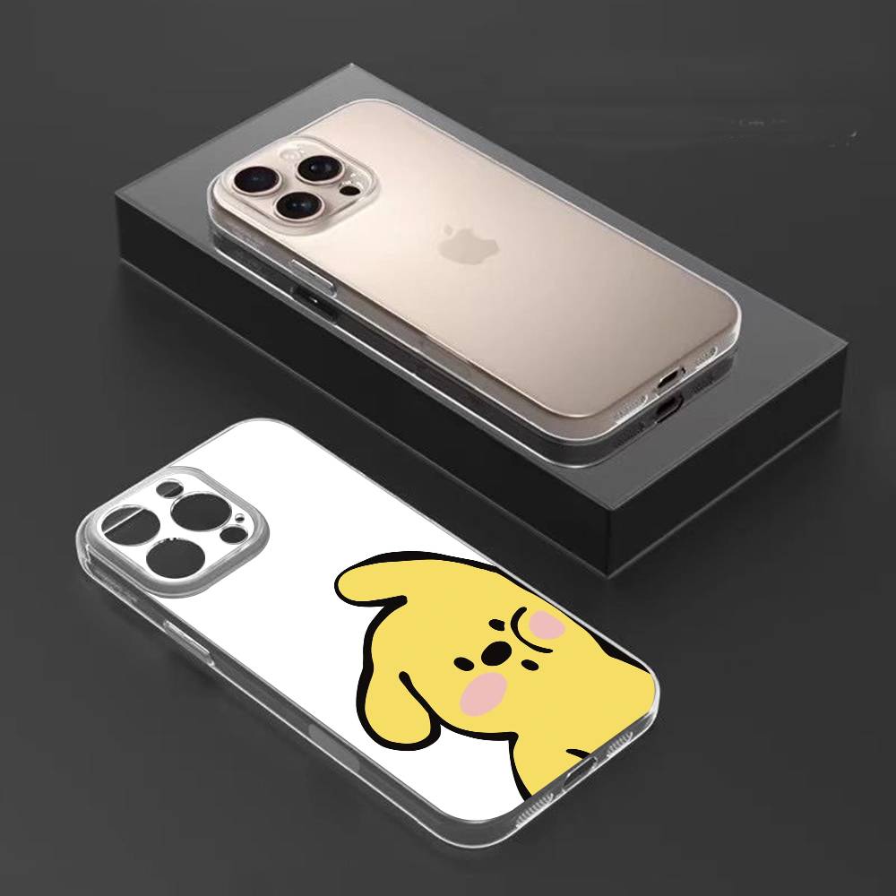 Couple Style Phone Case For iPhone17,16,15,14,13,12,11 Plus,Pro Max Soft Transparent Cover
