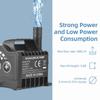 Submersible 5V Water Pump 8 Levels Adjustable 0 600L H Small Fountain Pump with 0 7.2ft Lift, 6.5ft USB Charging and