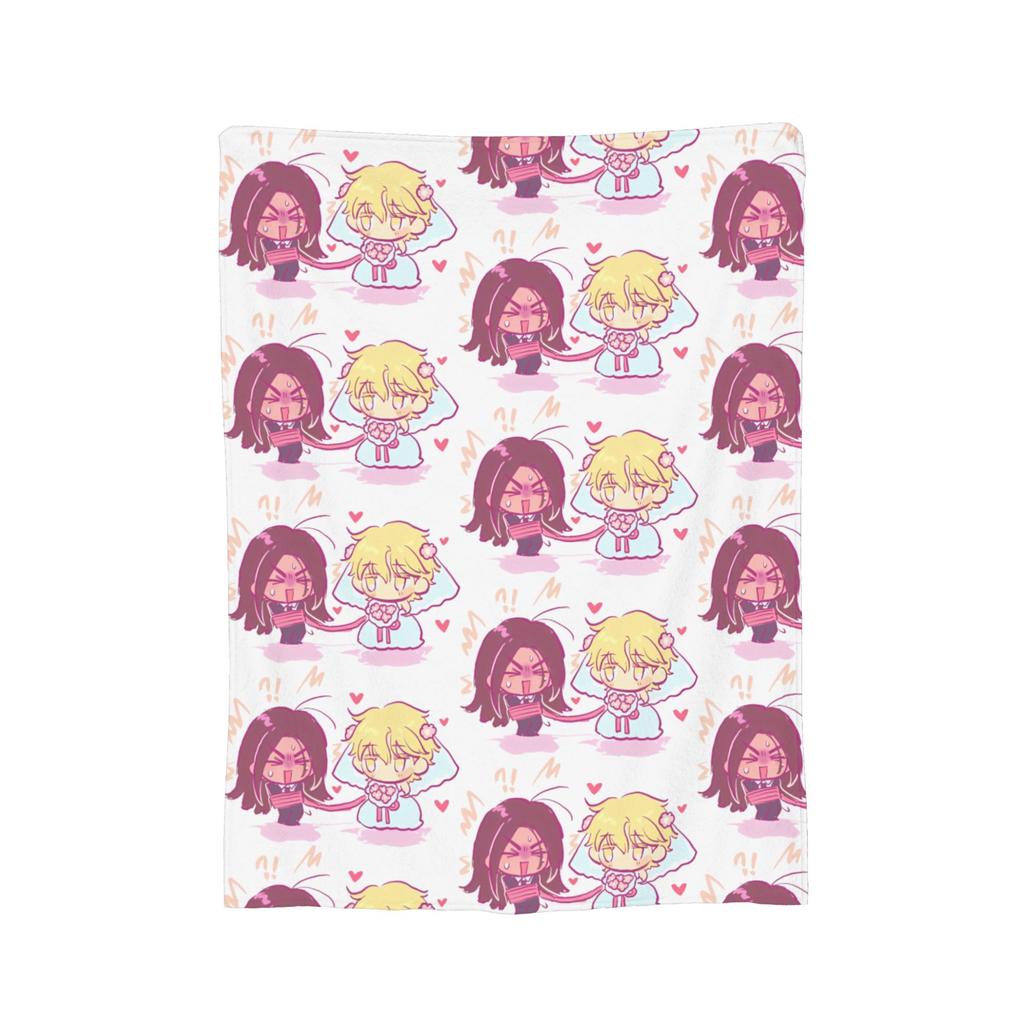 Alien Stage Anime Blanket Flannel Mizi Sua Till Ivan Hyuna Luka Lightweight Throw Blanket for Airplane Travel Bed Rug