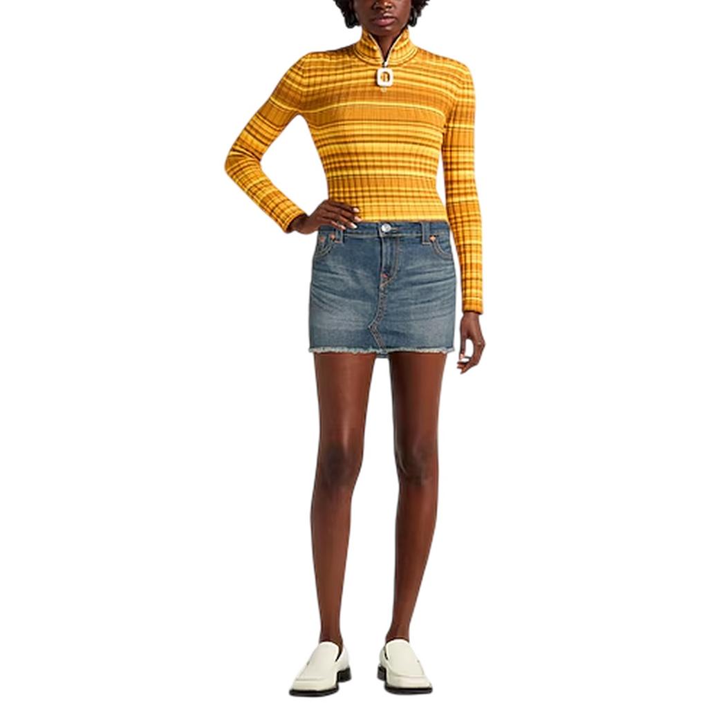 True Religion Damen Sadie Spade Denim Minirock