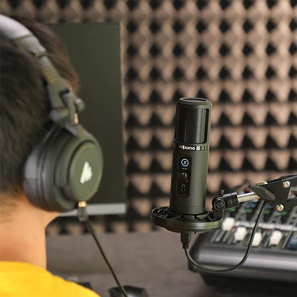 Microphone USB Condenser Microphone Stand Microphone for PC USB Microphone Distribution Microphone [MAONO] [USB Microphone/Arm Set] (AU-PM422)