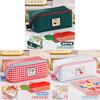 Cartoon Large Capacity Prism Grid Pen Case With Cute Dopamine Design For Students And Office Use