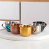 304 Stainless Steel Mini Cup, Small Wine Cup, Mouth Cup, Tea Cup, Coffee Cup, Casual Cup, Children's Small Water Cup with Handle