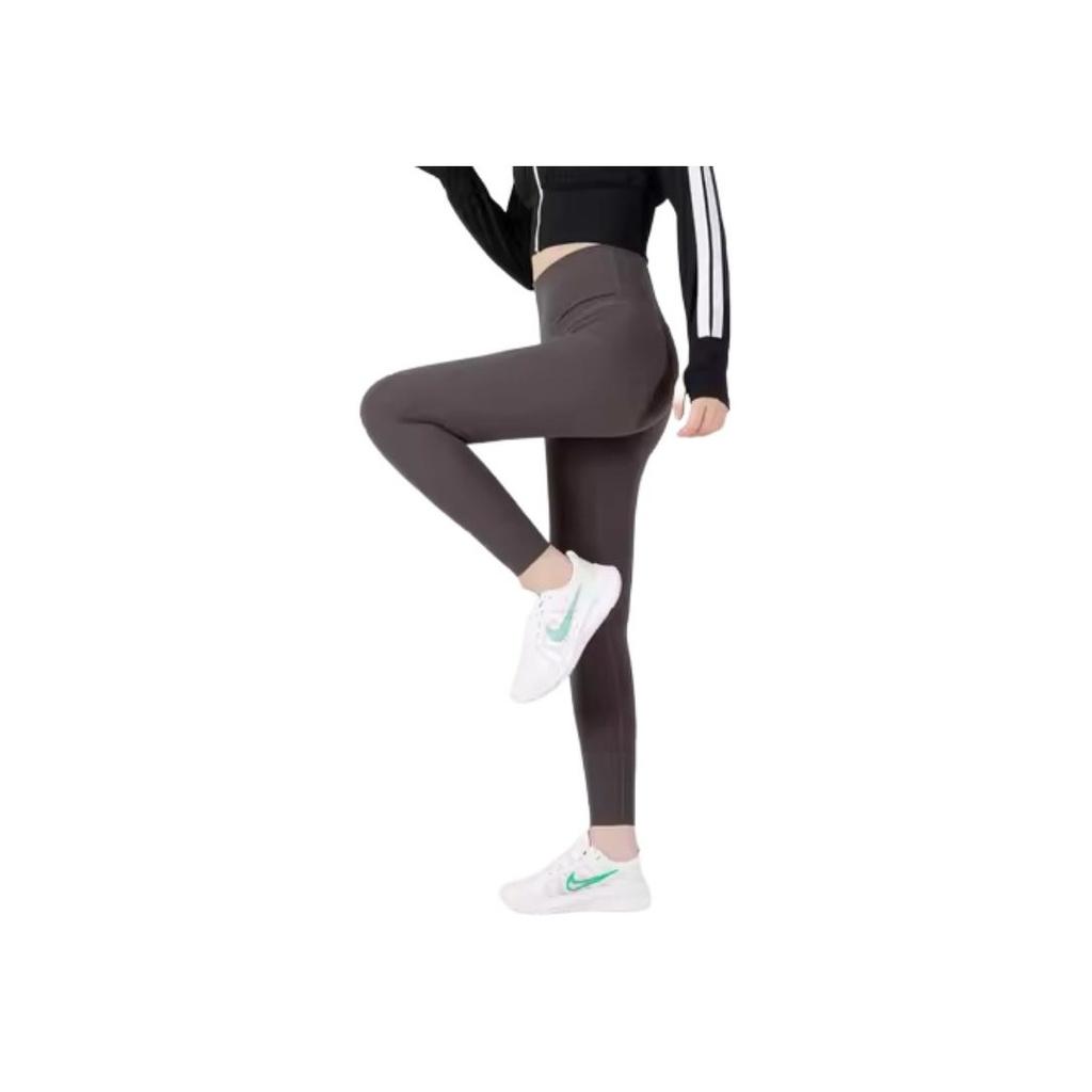 Nike Yoga Luxe Infinalon 7/8 Solid Tight Fitness Pants Women Bottoms Grey CJ3802-254