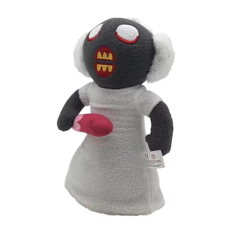 25cm Oma Plüschpuppe Horror Spiel Halloween Plüschtiere Cartoon Film Sammlerstück Weich Gefüllt Peluches Geburtstagsgeschenke black
