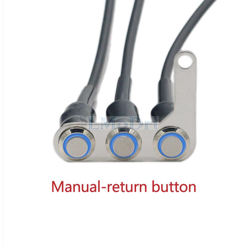 Motorcycle Switch Handlebar Adjustable Mount Waterproof Switches ON-OFF Push 3 Buttons For Headlight Horn Turn Signle with