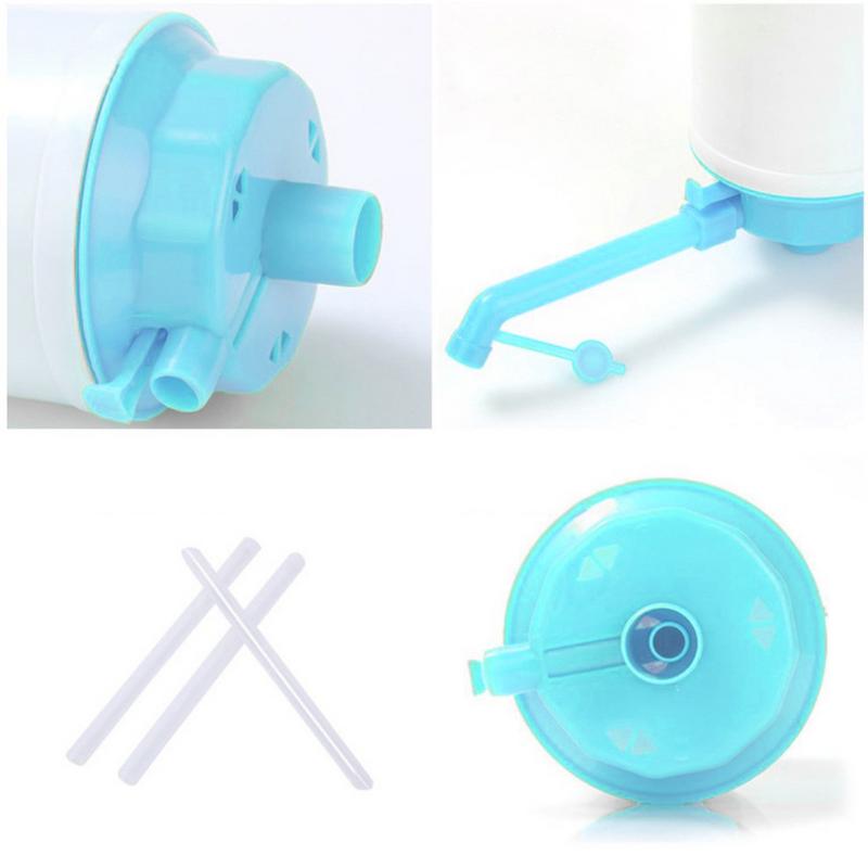 Water Gallon Dispenser Manual Water Pump Leakproof Bottle Water Dispenser Pump System Protective Spout Cover Adjustable Tube
