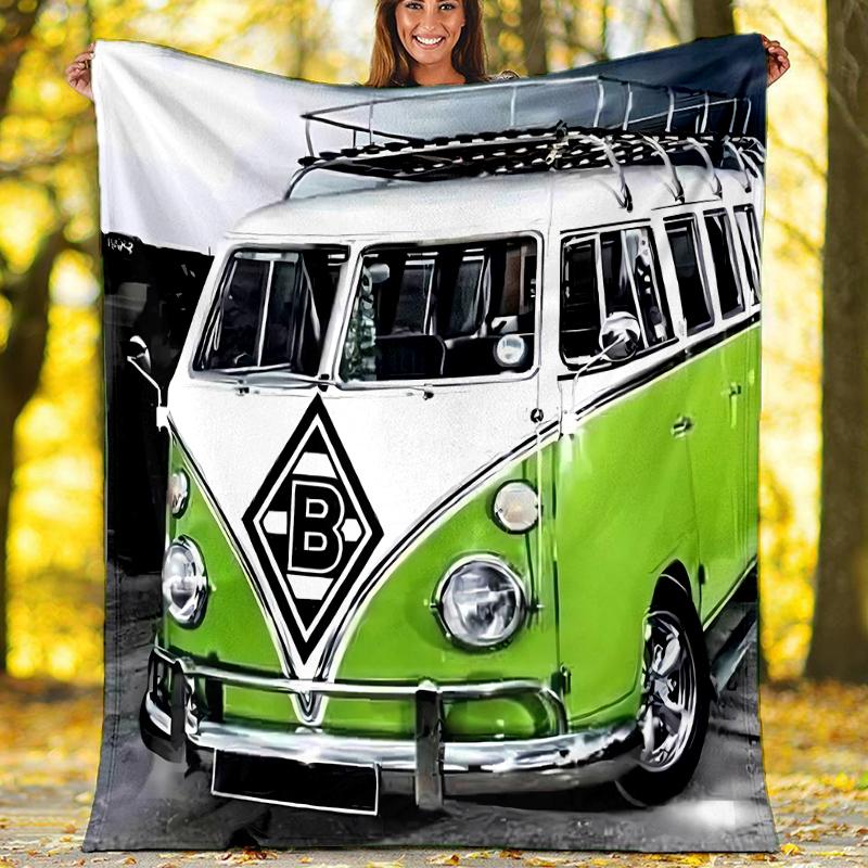 Borussia Monchengladbach Logo Printed Throw Blanket—soft,warm;versatile Blanket for All Seasons—perfect As &air-conditioning Throw,nap Blanket