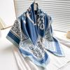 Silk Scarf - Women's Elegant Printed Korean Style 90cm Twill Scarf Shawl Headscarf New Arrival
