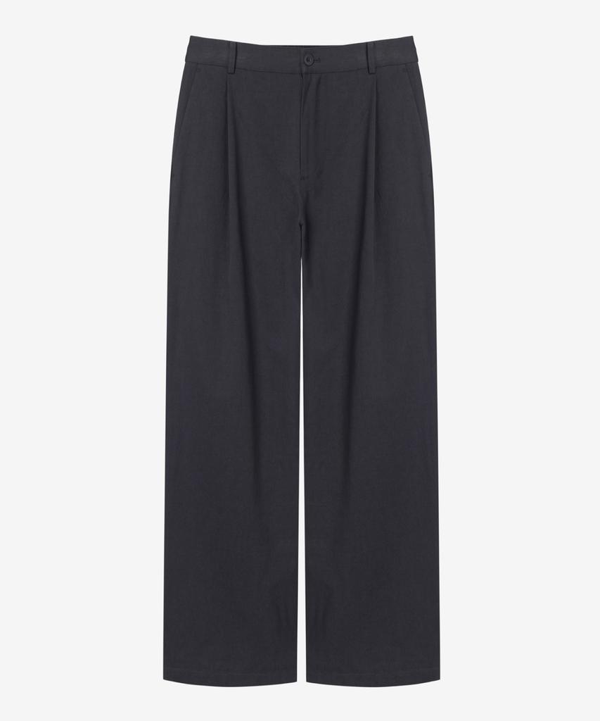MINDBRIDGE Cotton Wide One-Pleat Elastic Waist Pants - 2 Colors Mypt6152