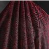 50x145cm Red Terraced Jacquard Fabric Staggered Texture Bump Creative Coat Shirt Skirt Clothing Designer Fabric