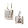 Chopsticks Holder Kitchen Organizer, Multifunctional Draining Rack Cream White