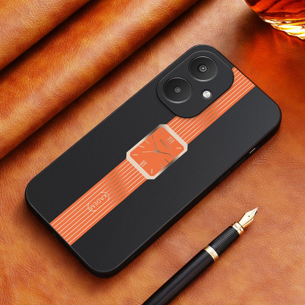 Case For Xiaomi Redmi 13C 5G/13R 5G/Poco M6 5G Leather+TPU+Acrylic Anti-Scratch Phone Cover