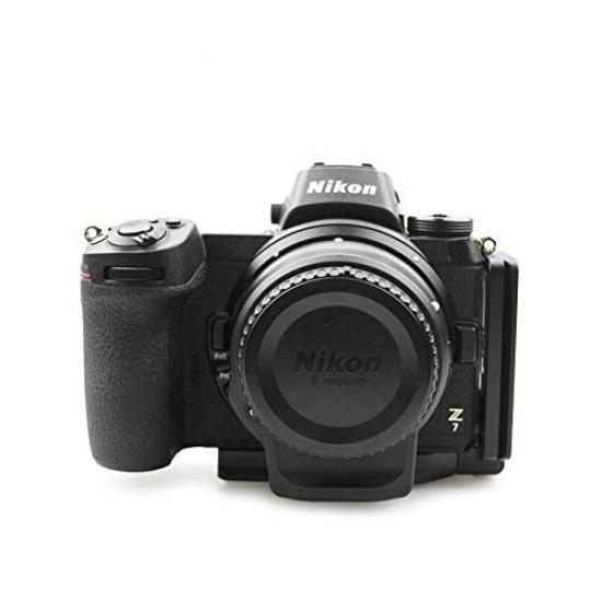 Kinokoo Metal Quick Release Plate Bracket for Nikon with Screws L-Shaped Z7/Z7II/Z6/Z6II 1/4" (NIKON Z7/Z6)