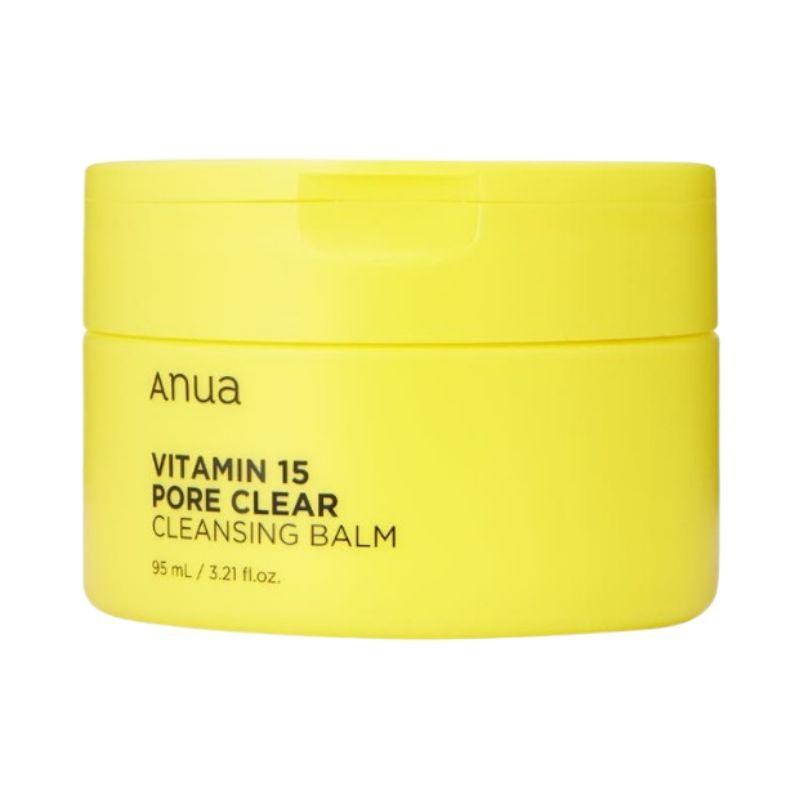 Anua Vitamin 15 Pore Clear Cleansing Balm 95ml with 15 Vitamins, PHA, LHA, 3 Hyaluronic Acids & Vita C Meta Oil