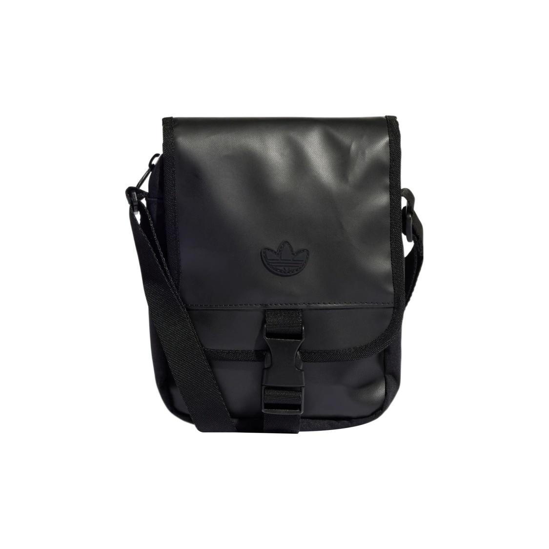 Adidas Originals Polyurethane Cell Phone Pouch, Crossbody Bag, Shoulder Bag Unisex Black One Size