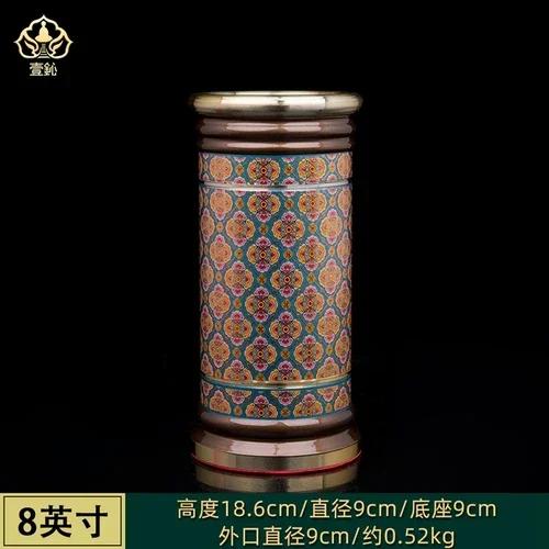 Aluminum Alloy Water Cup Offering Buddhist Lanterns Vase Fruit Tray Candlestick Incense Tube Base Buddhist Supplies Home Decor