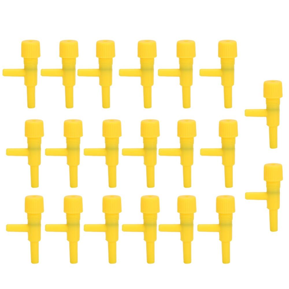 20PCS Set Single Way Air Flow Regulator Plastic Fish Tank Accessories Aquarium