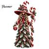Decorative Figurines for Mantel Christmas Santa Claus/Snowman/Witch Figurine with Tree Skirt Design, Table Centerpiece Witch Collectibles Christmas,