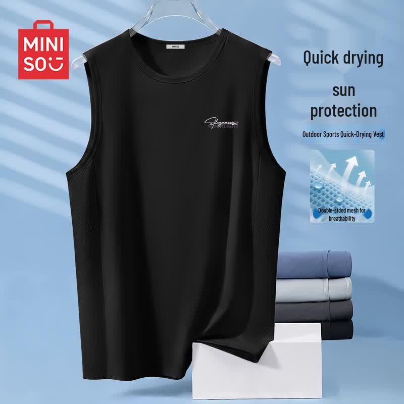 MINISO Men s UV Protection Quick-Dry Mesh Fitness Vest 3XL
