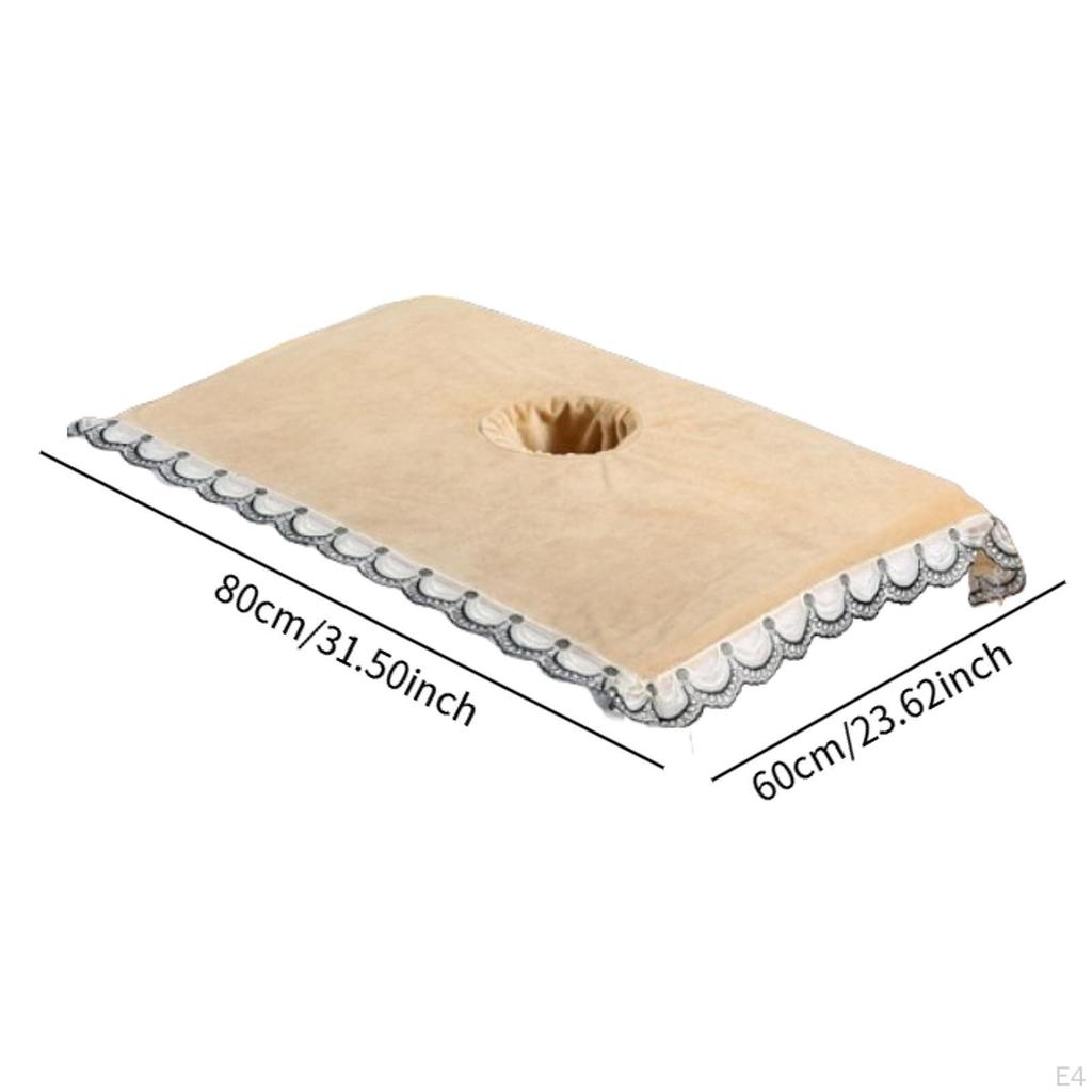 Massagetischhandtuch Schönheitsbettlaken ,Kissen mit Loch,