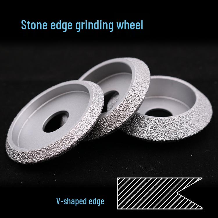 Brazed Diamond Stone Edge Grinding Wheel for Angle Grinders - Tenglong Stone Shaping Blade