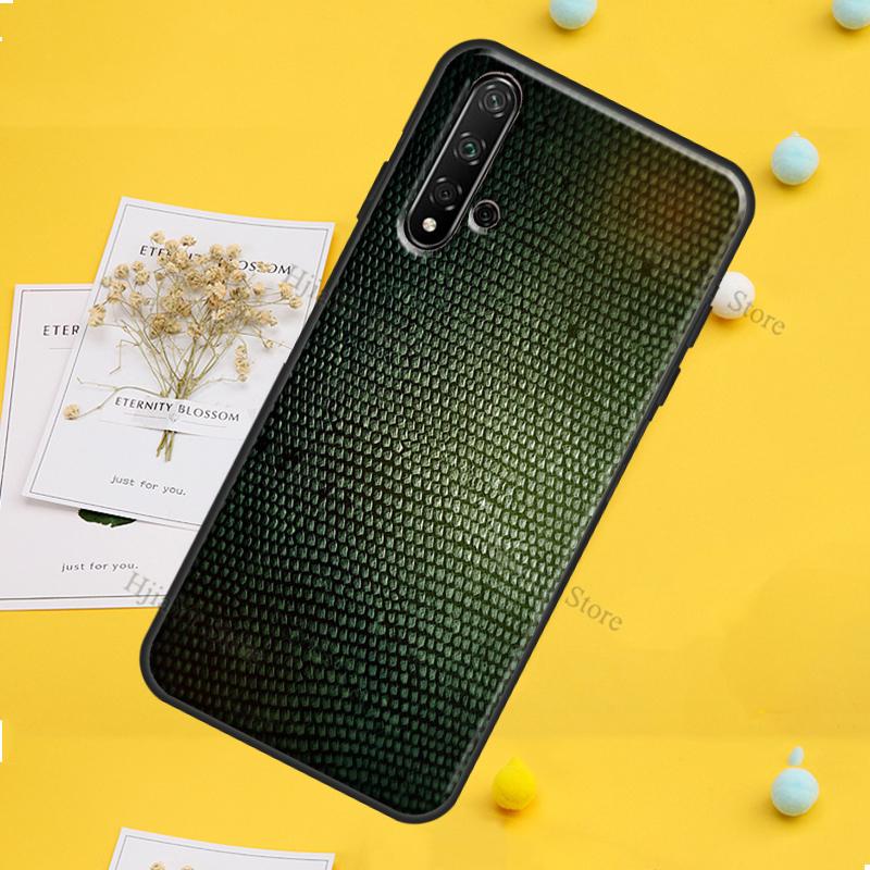 Snake Skin Case For Huawei P30 P20 P40 P60 Pro P Smart Nova 9 5T Honor Magic 5 Lite X8 X9a 50 70 Cover