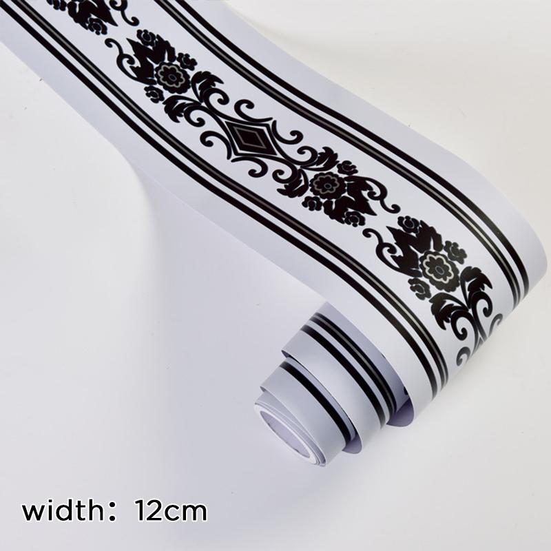 10M PVC Wodoodporna Talia Linia Samoprzylepna Cokół Talia Linia Tapeta Dekoracja Salonu Winylowa Granica Ścienna Naklejki Ścienne