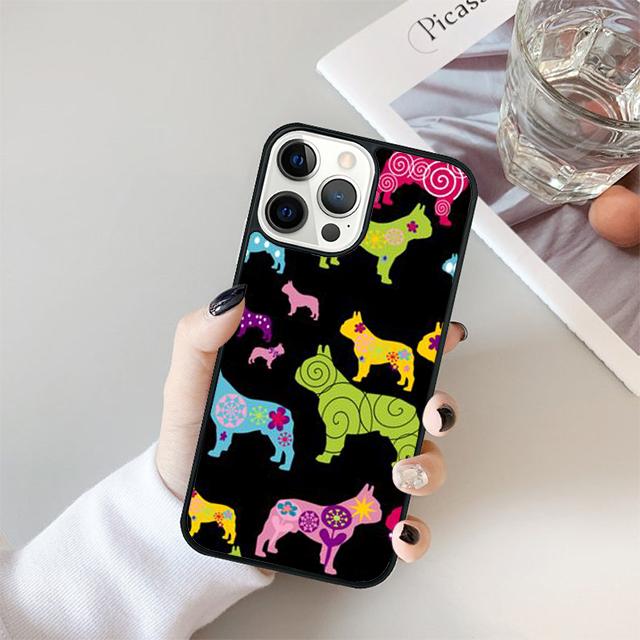 Cute French Bulldog yoga Coque Shell For iPhone 17 Air 15 16 14 13 12 Pro Max 11 Pro Max Plus Phone Case Cover