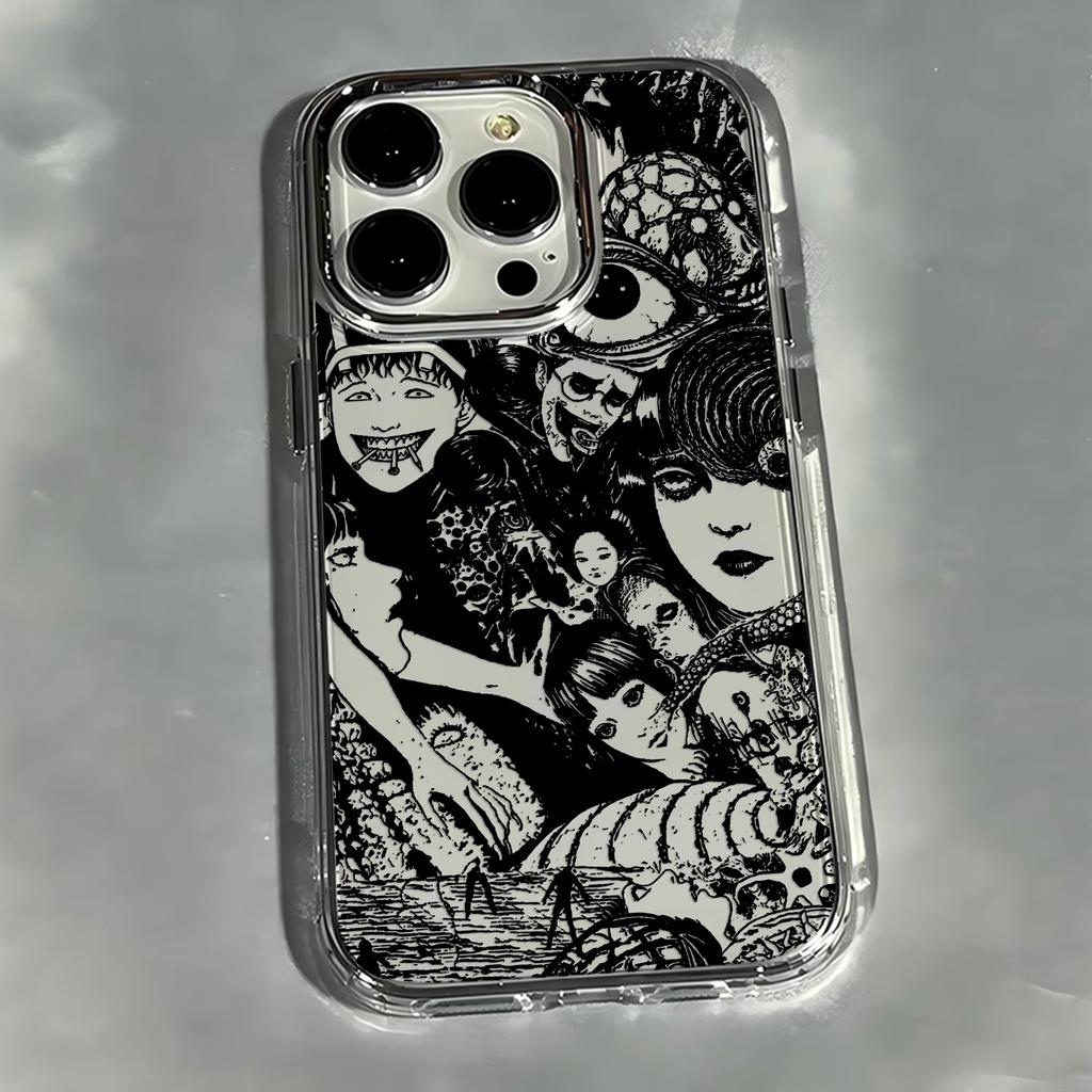 New comics Junji Ito horror Hot Anime Phone Case For iPhone 17 Air 16 e 15 14 13 12 11 Pro Max Plus SE 2020 2022 Soft Cover
