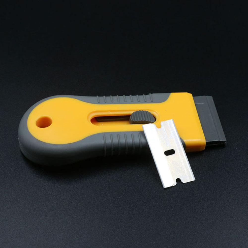 Tint Tools With 5pcs Replaceable Blades Spatula Glue Removing Razor Scraper Car Sticker Remover