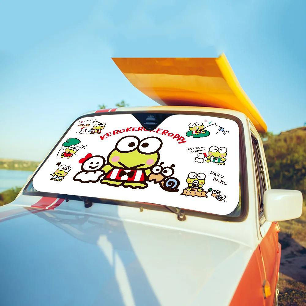 

Keroppi Frog Car Sunshade – Funny Windshield Sun Protection 130*70cm
