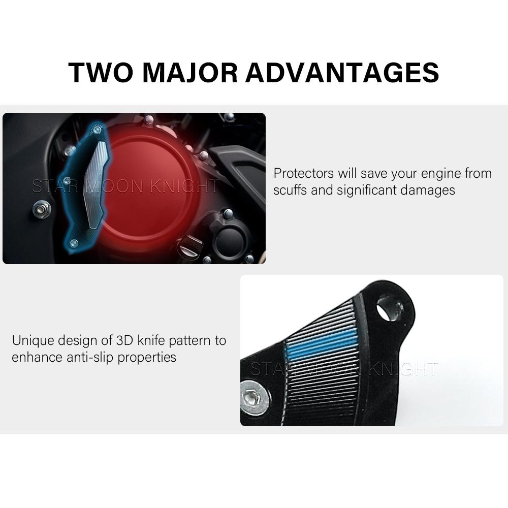 For Yamaha MT-125 XSR 125 2021- MT125 XSR125 Legacy Engine Protector Slider Cover Protection Cylinder Guard Accessories