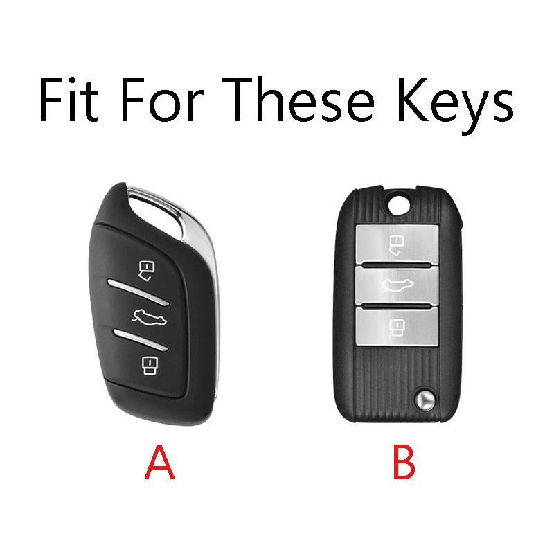 TPU Car Key Case Cover For Roewe RX5 MG3 MG5 MG6 MG7 MG ZS GT GS 350 360 750 W5 Accessories Car-Styling Keychain