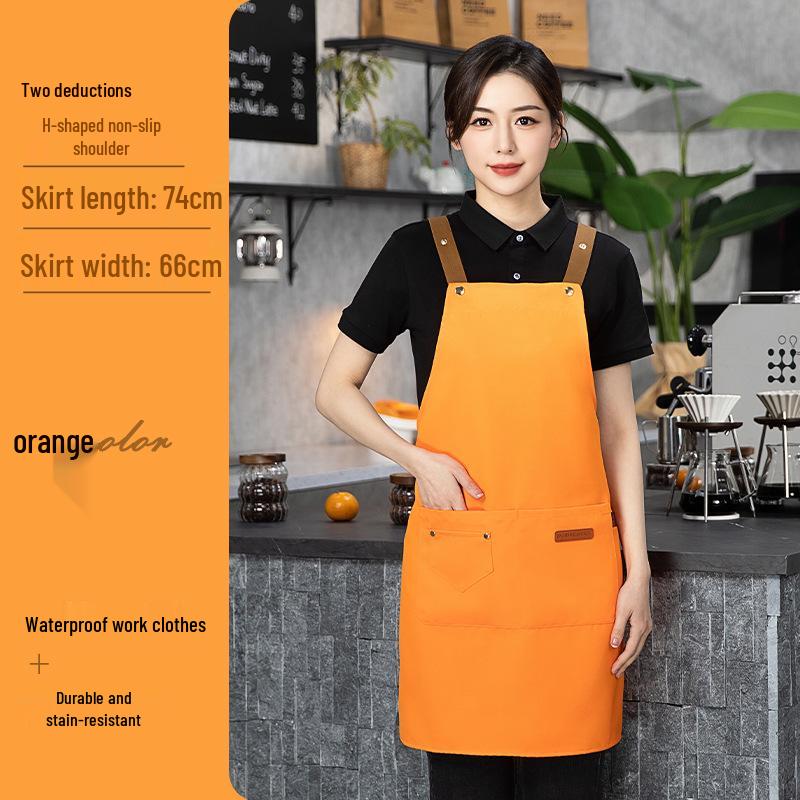 Custom Waterproof Oil-Proof Catering Kitchen Apron