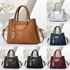 Pu Snake Skin Handbag With Zipper Closure For Daily Casual Use