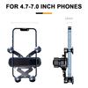 New Car Phone Holder Auto Air Vents Clip Mount Stand Extension Rod 360° Rotate Gravity Car Phone Holder Bracket GPS Support