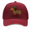 Cool Leopard Dachshund Sunglasses Dog Cartoon Sandwich Baseball Cap Sun Cap Outdoor Workouts Hat