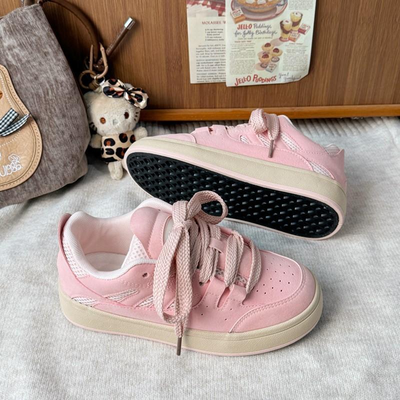 Fashion 2025 Ladies Mesh Board Shoes Vintage Tide Shoes Female Low-top Shoes Sports Skateboarding Shoes for Women zapatillas de mujer