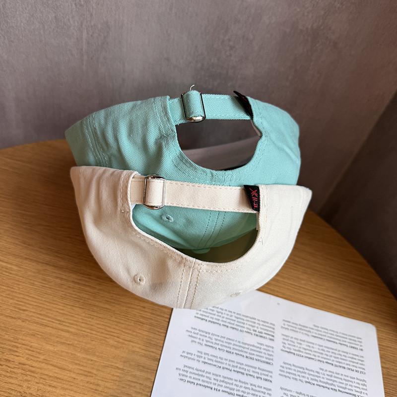 Baseball Cap With Embroidery For Adults And Kids Summer Sun Protection Breathable Cotton Material