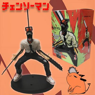 18cm Chainsaw Man Anime Figur Power Denji Action Figur PVC Chainsaw Man Denji Figur Sammlerstück für Erwachsene Dekorationsmodell Puppen Spielzeug