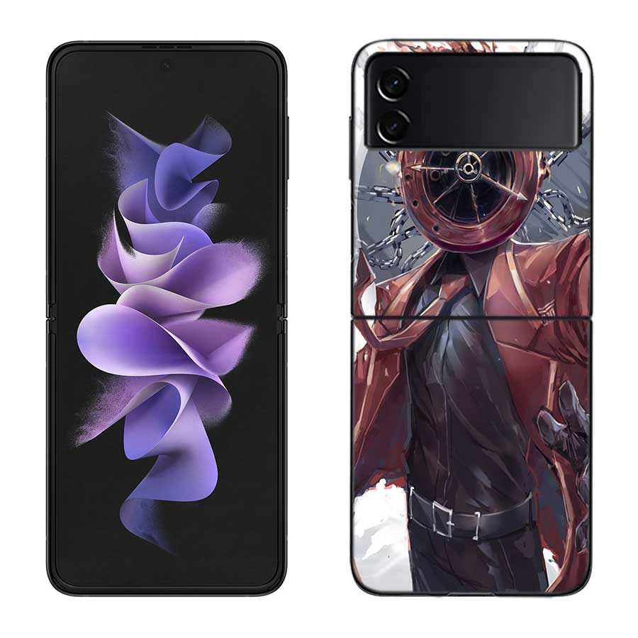 Game L-Limbus Company Phone Case For Samsung Z Flip 7 6 5G Galaxy Z Flip 5 4 3 Black Hard Cell Cover Luxury PC Shell Coque