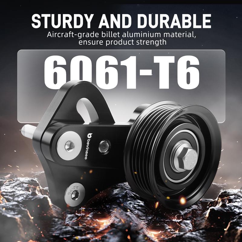 For LS1 Manual Belt Tensioner w/Pulley, for 1998-02 Camaro Z28 SS Firebird Formula Trans Am WS6 LS LS2 GTO