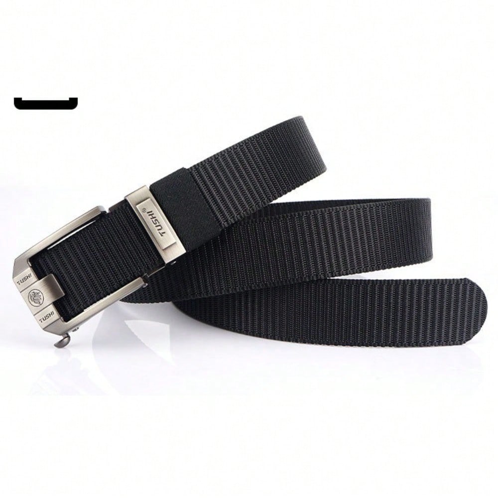 Toothless Automatic Buckle Belt, Thickened Belt, Versatile Casual Outdoor Belt