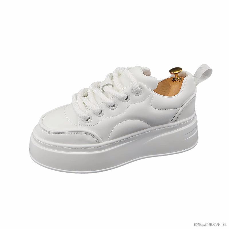 Thick-soled Heightening Tide Lightweight Bread Shoes Ins Niche Design Casual Board Shoes
